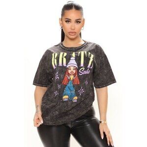 Y2k Bratz Sasha Shirt Grunge Emo Goth Girly Early 2000s Women’s Size Small‎
